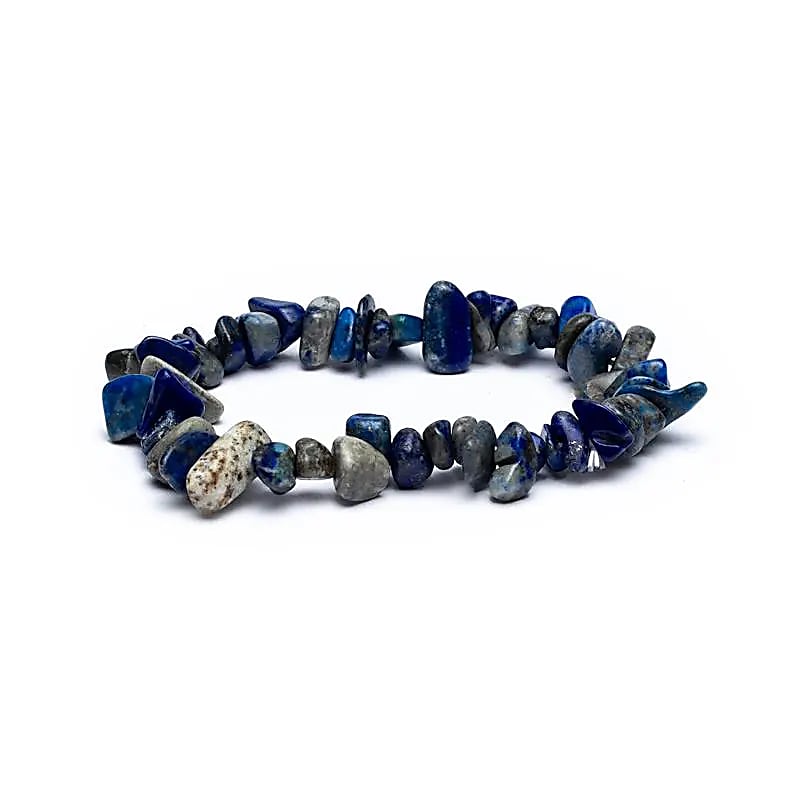 Bracelet hips de Lapis lazuli élastique