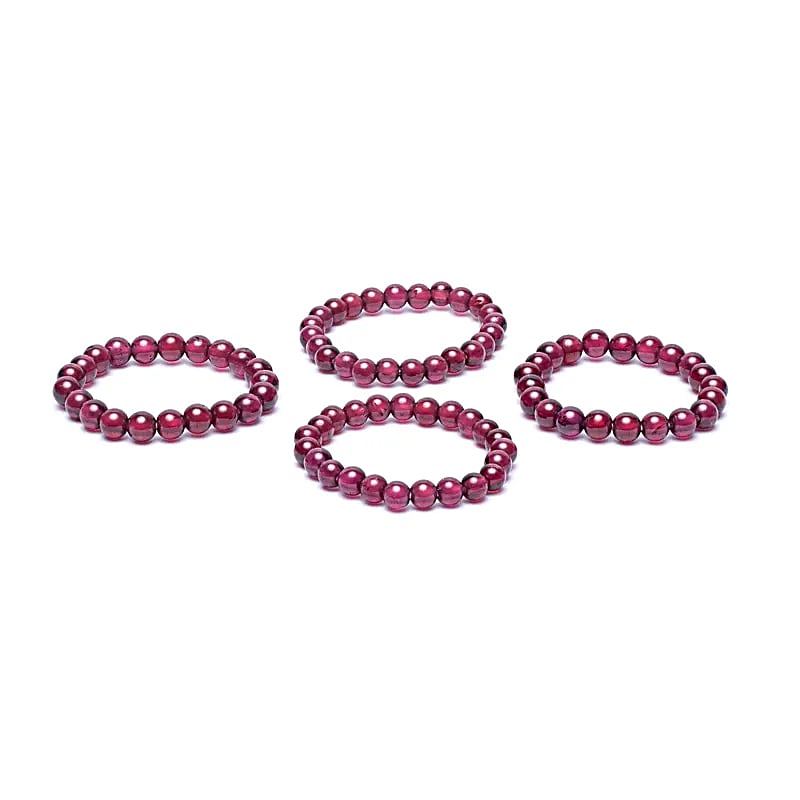 Bague élastique grenat