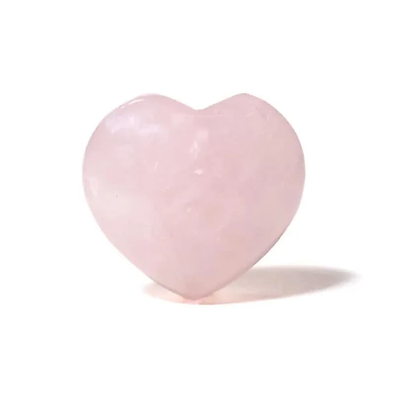 Pierre de souci coeur Quartz rose