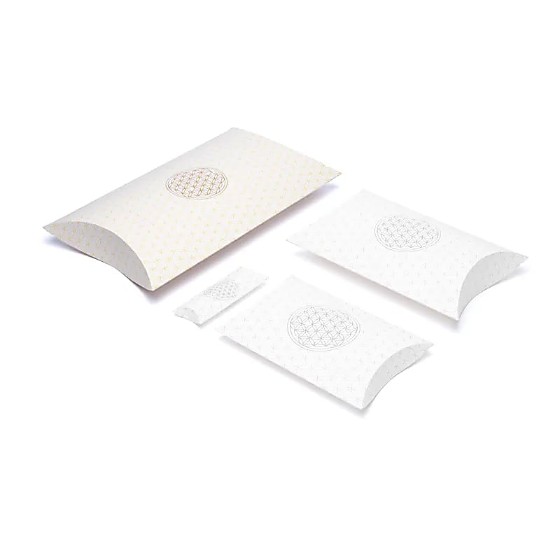 Geschenkverpakking XL wit gouden Bloem des Levens