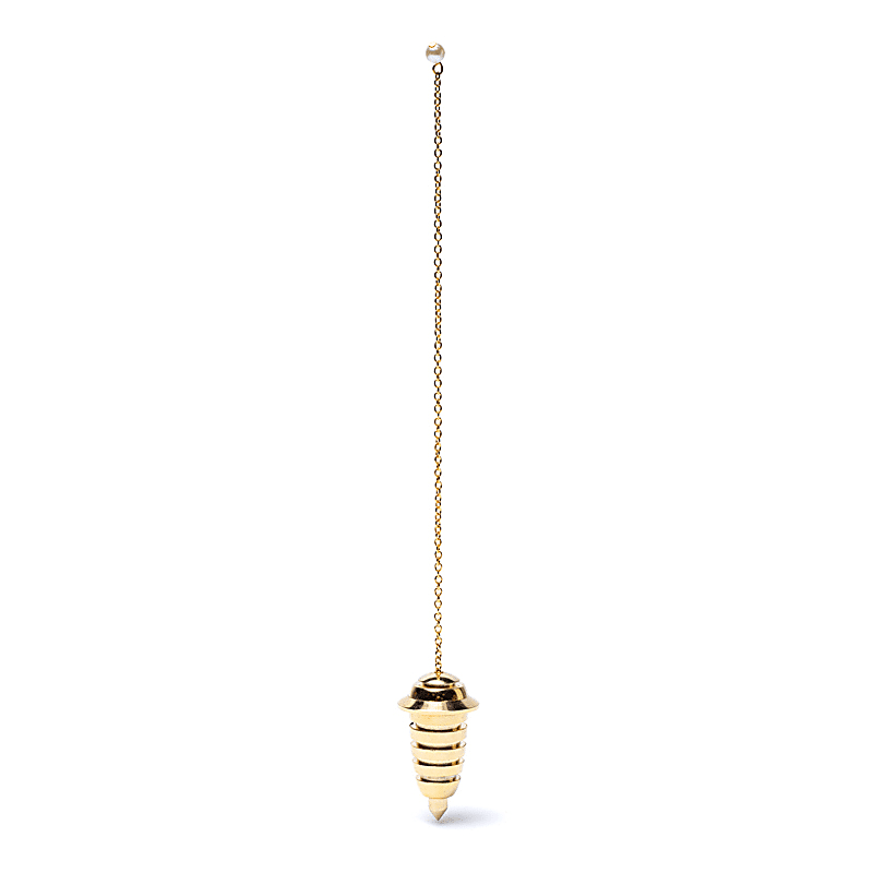 Chambered pendulum brass gold plated