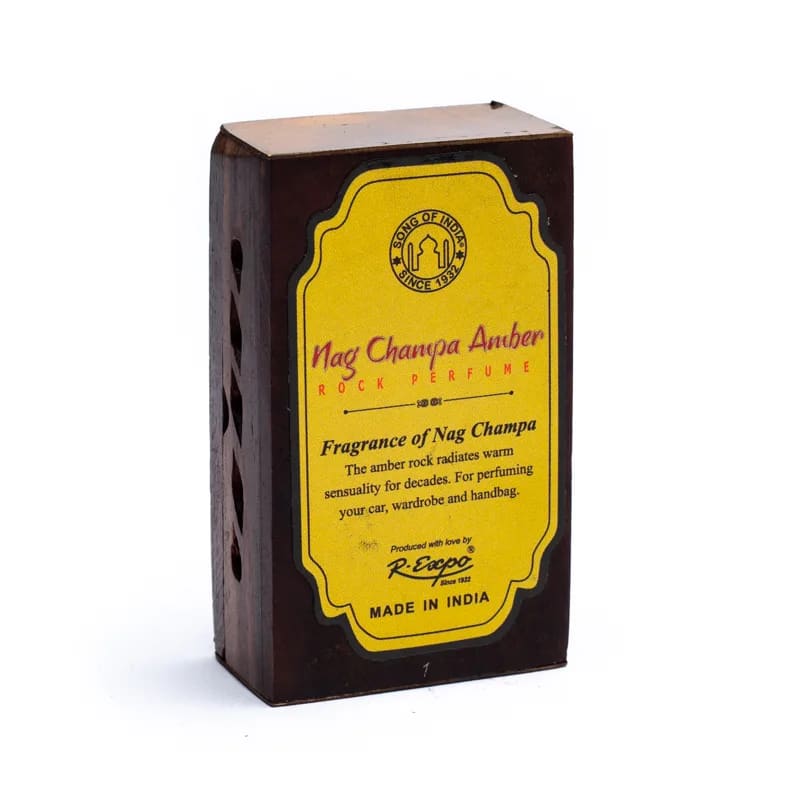 Incense resin Nag Champa/Amber in wooden box