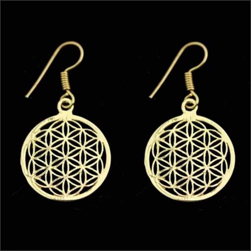 Pendientes flor de la vida