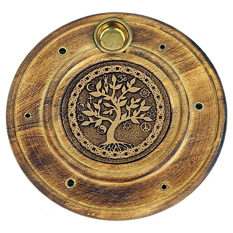 Incense burner sticks & cones Tree of life