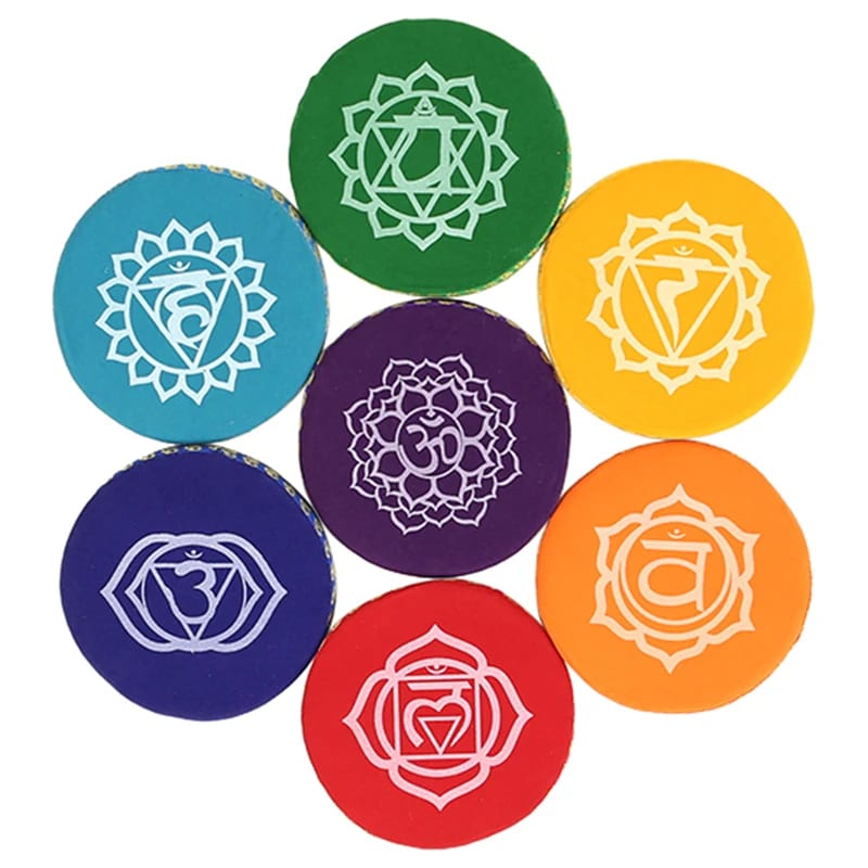 Soportes para cuencos 7 chakra grandes