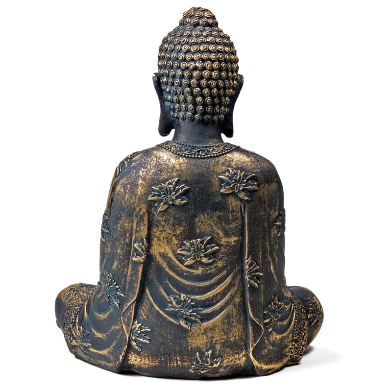 Buda meditando acabado antiguo Japón