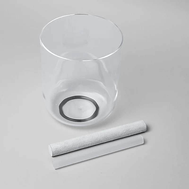 Bol chantant cristal clair note FA - 432 hz + sac