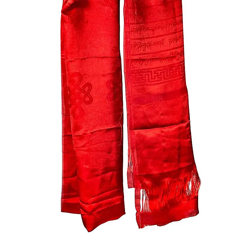 Kathag Tibetan shawl red XL