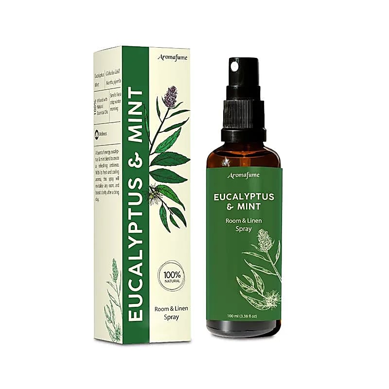 Aromafume spray per ambienti e biancheria eucalipto e menta