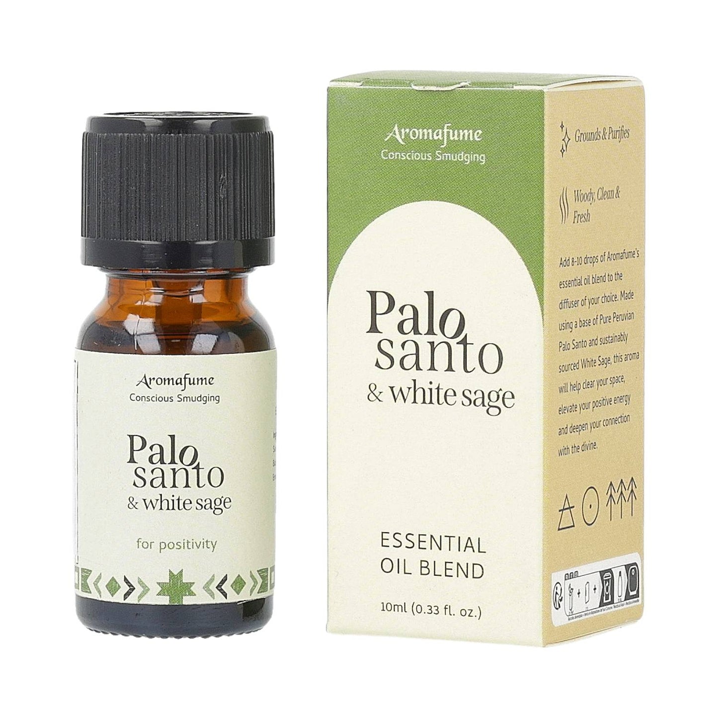 Aromafume etherische olie Palo Santo & Witte Salie