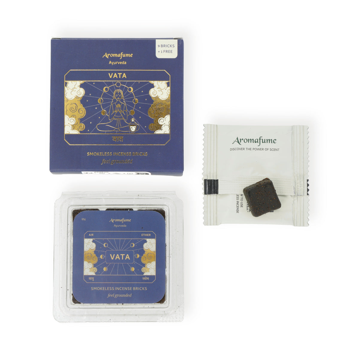 Aromafume wierookblokjes Vata Dosha