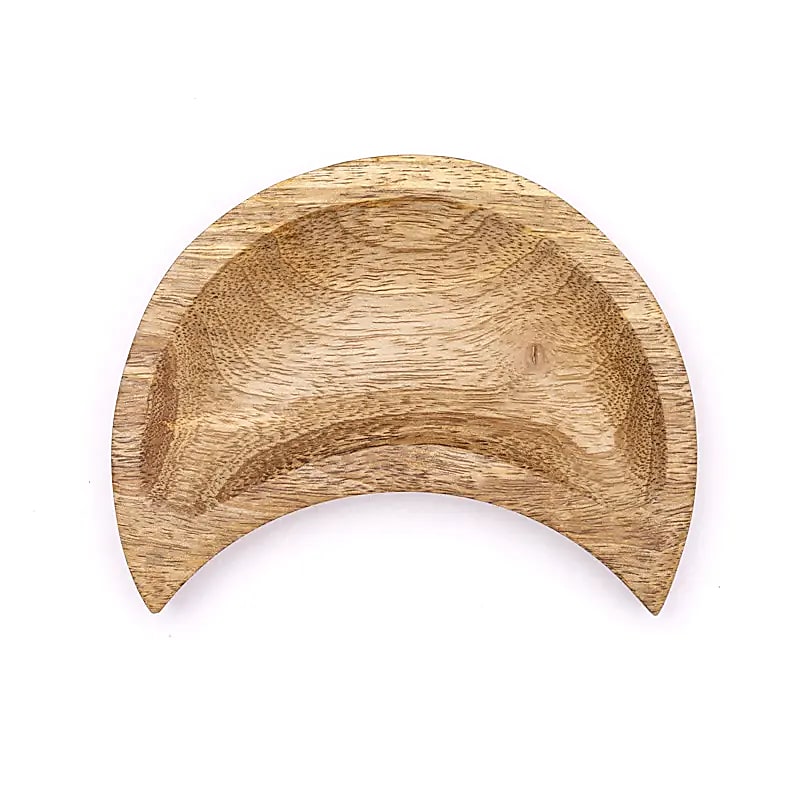 Coupelle bois de manguier croissant de lune