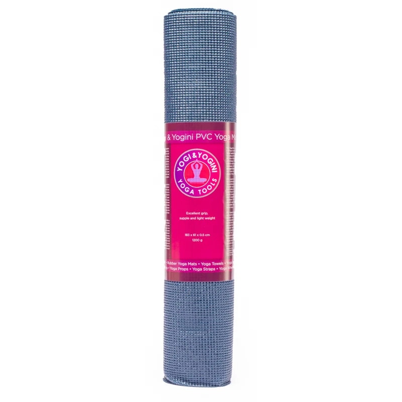 Tapis Yoga PVC Yogi & Yogini indigo