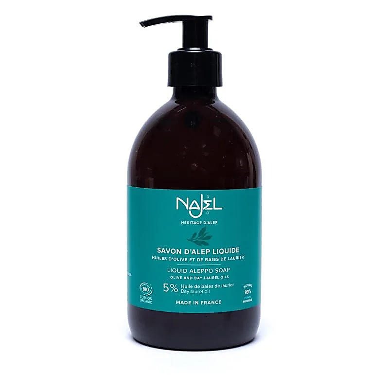 Najel savon d'Alep Liquide flacon distributeur BIO -- 500 ml | Phoenix