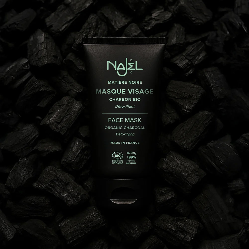 Najel mascarilla facial limpiadora de carbón vegetal bio