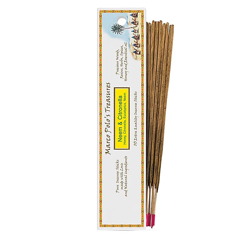 Incienso Marco Polo's Treasures Neem & Citronella