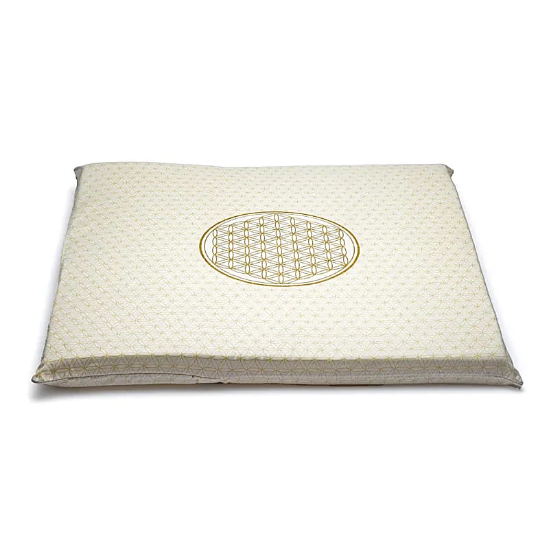 Estera de meditación Flor de la vida BIO (GOTS)