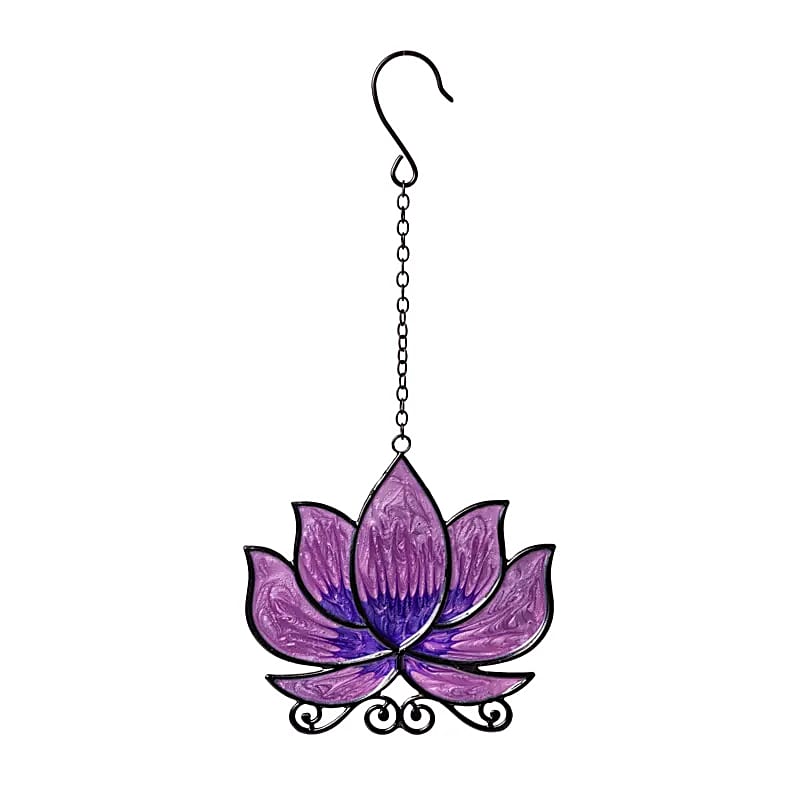 Suspension de fenêtre lotus violet