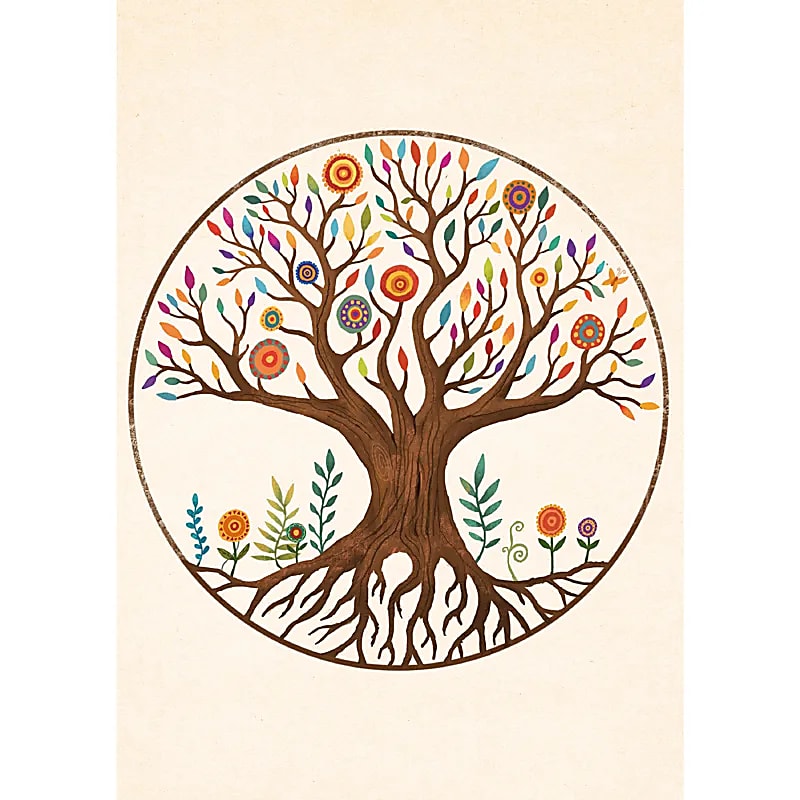 Cartoline Albero della vita mandala