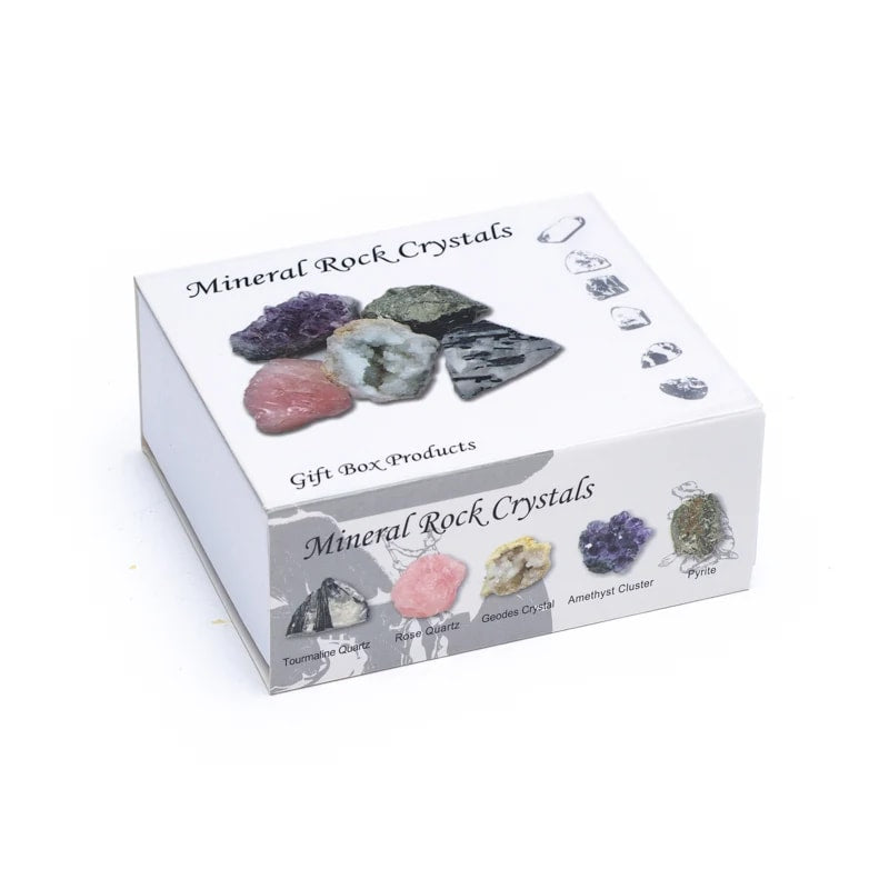 Scatola regalo con 5 minerali