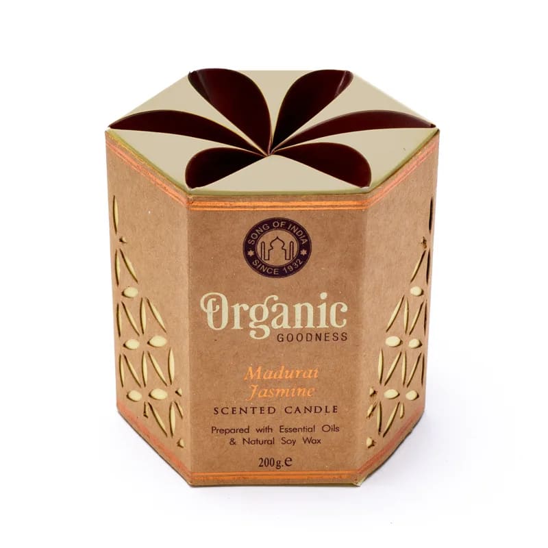 Organic Goodness Bougie en cire de Jasmin