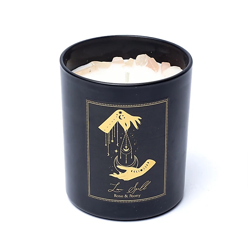 Manifestation candle Love Spell in glass with lid