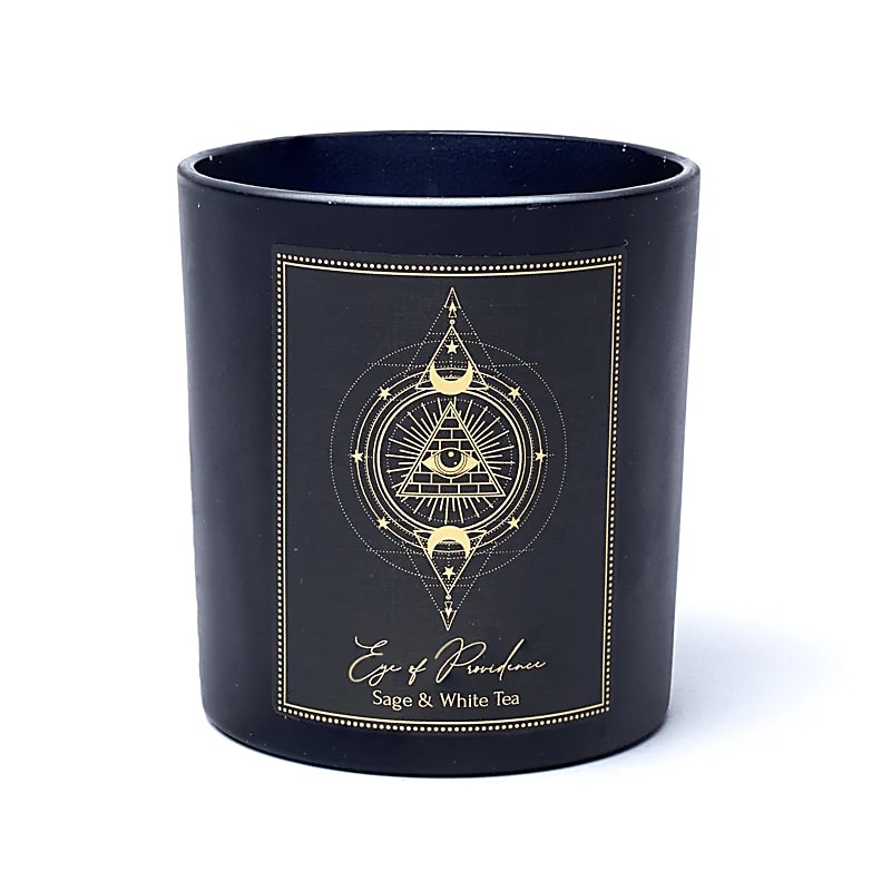 Bougie d'intention Eye of providence en verre