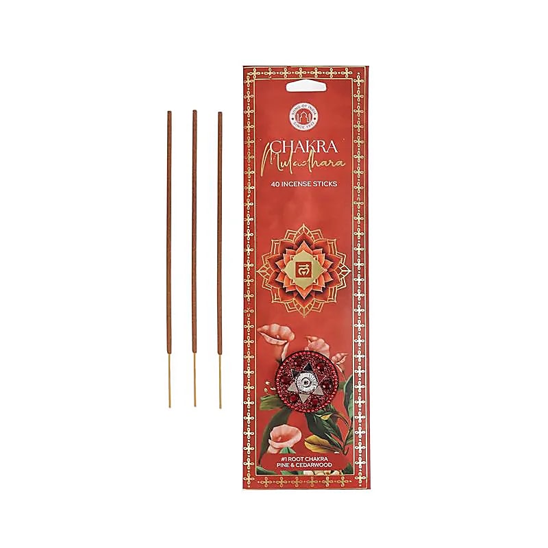 Wierook Muladhara chakra den & cederhout