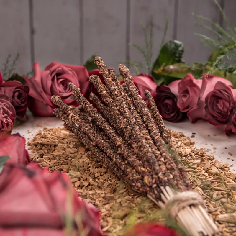 Sagrada Madre Palo Santo incense with Rose