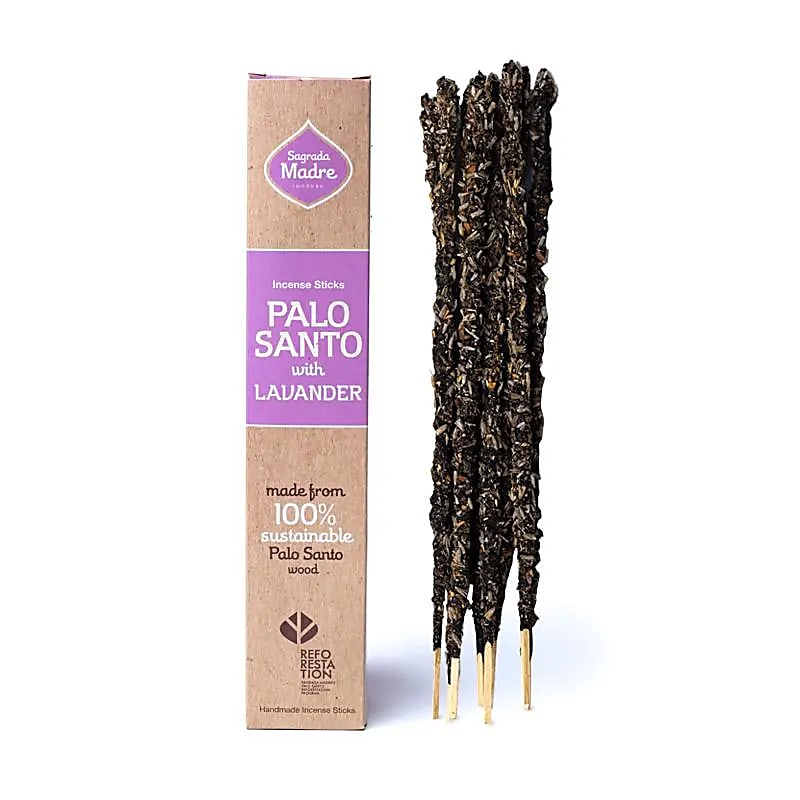 Sagrada Madre Palo Santo incense with Lavender