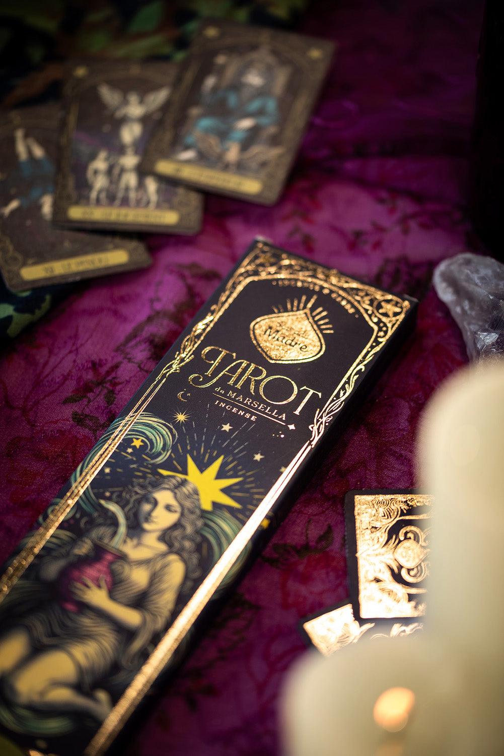 Sagrada Madre Natuurlijke wierook Tarot de Marsella Musk Frankincense - 7275