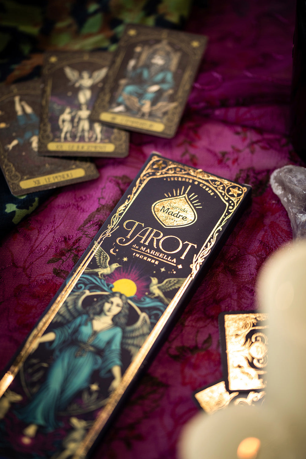 Sagrada Madre Natuurlijke wierook Tarot de Marsella Magnolia Frankincense - 7276