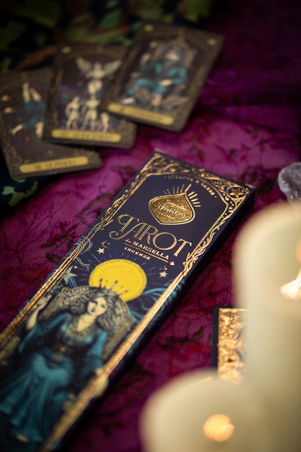 Sagrada Madre Natuurlijke wierook Tarot de Marsella Sandalwood Frankincense - 7279