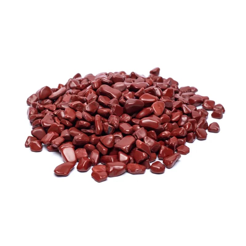 Red jasper tumbled stones A/B quality