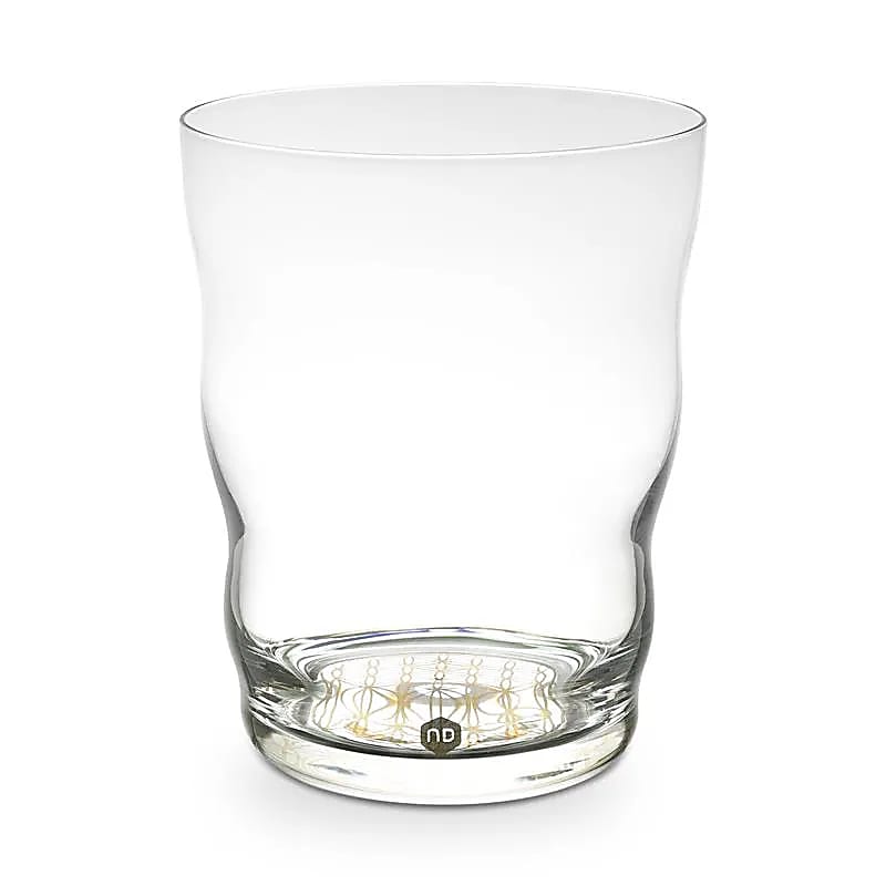 Drinking glass Jasmin with flower of life gold