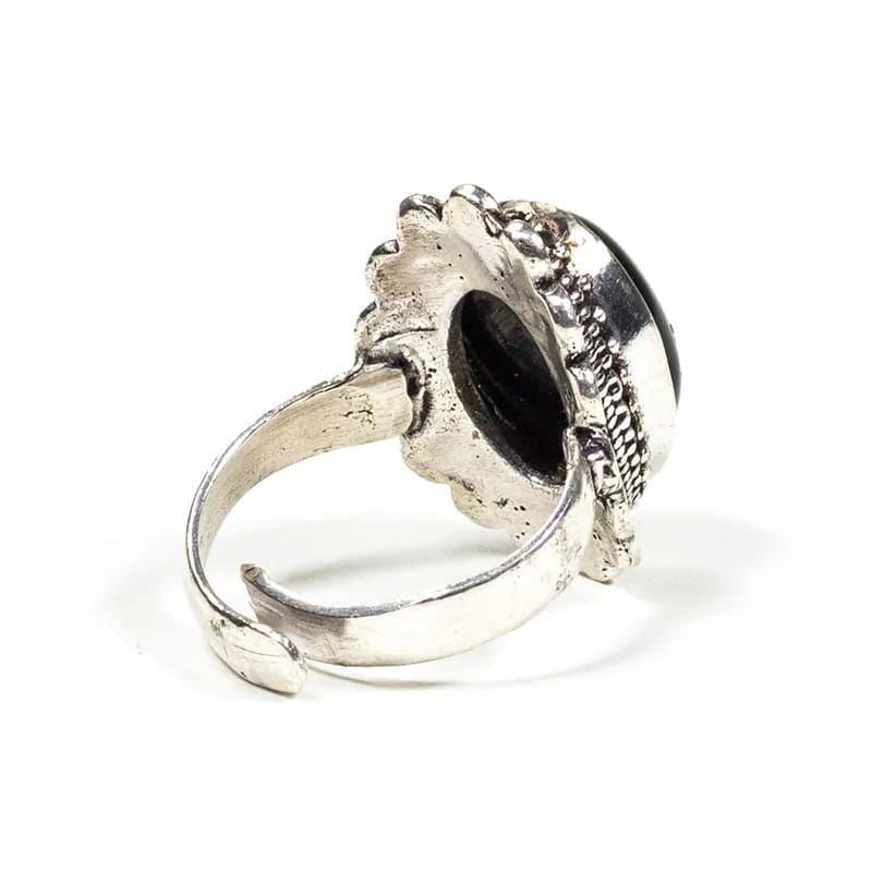 Ring met zwarte toermalijn