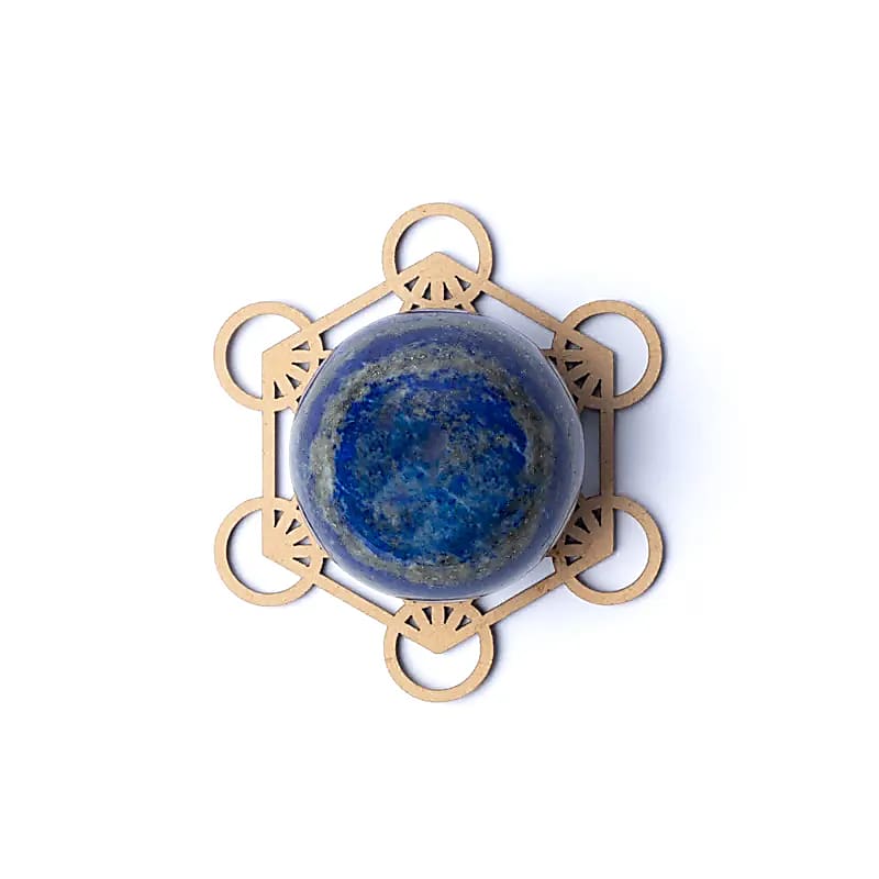 Edelsteenbol houder Metatron's kubus