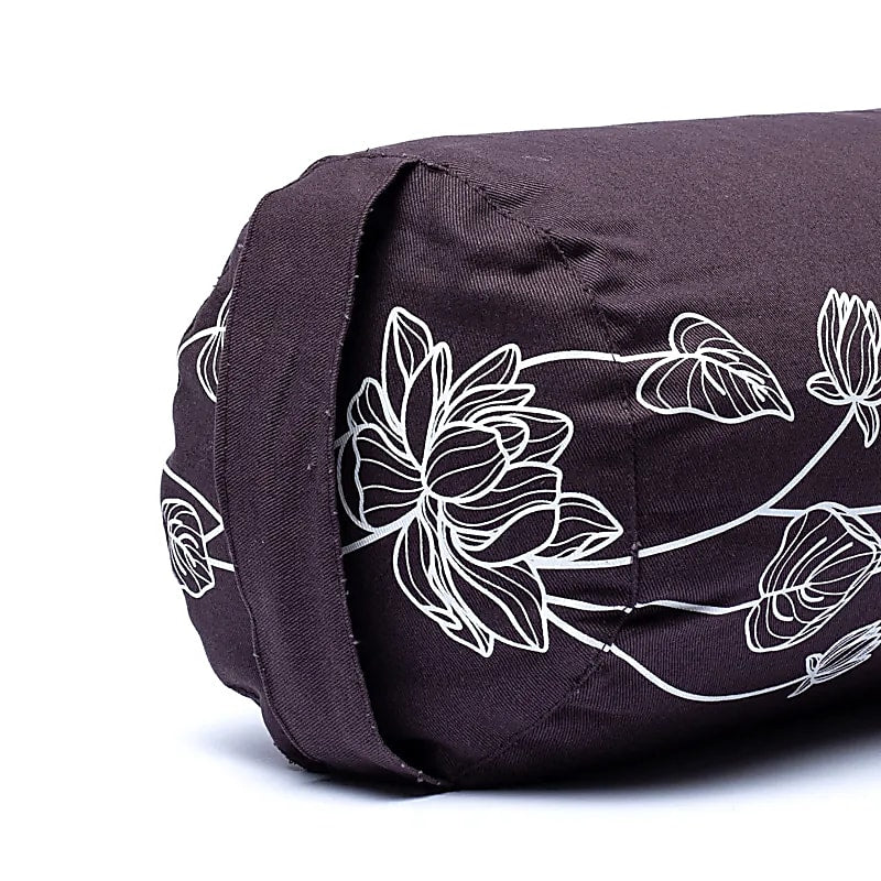 Bolster lotus plant anthracite organic cotton (OCS)