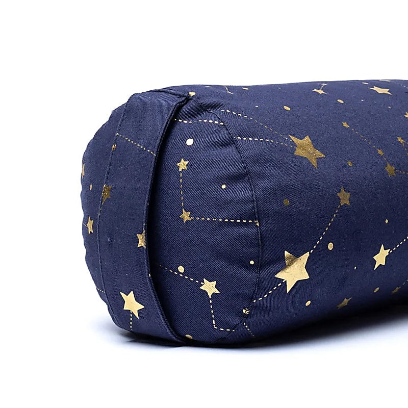 Bolster starry sky navy blue organic cotton (OCS)
