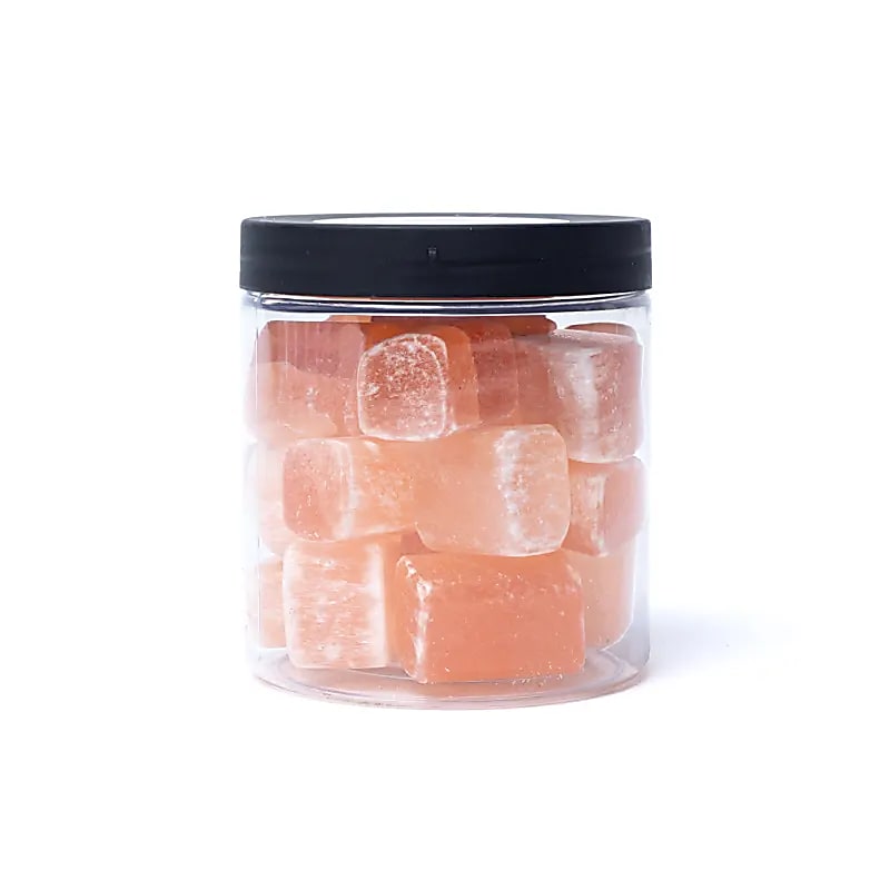 Piedras de selenita naranja ("satin spar") pulidas