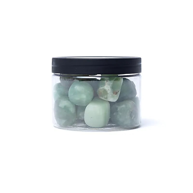 Piedras de fluorita verde pulidas calidad A