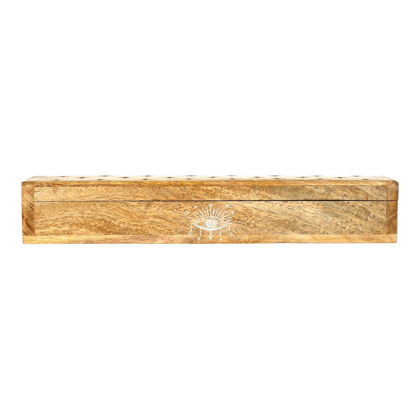 Wierookbrander kistje Alziend Oog mangohout whitewash