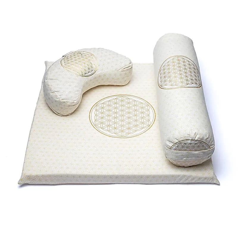 SET meditazione 4 Fiore della vita cotone organico (OCS)
