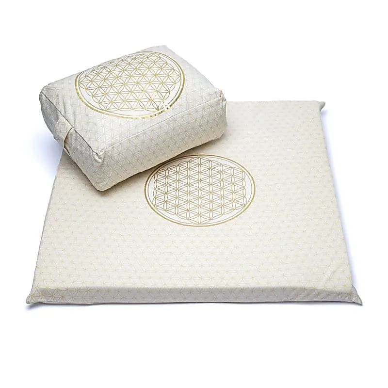 Meditation SET 5 Flower of life organic cotton (OCS)