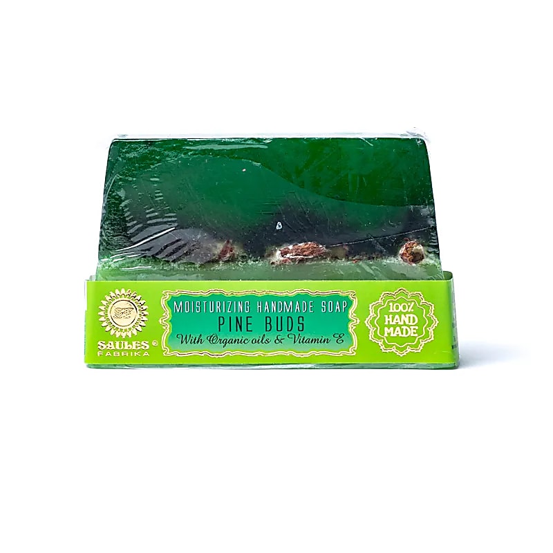Sapone naturale fatto a mano gemme di pino