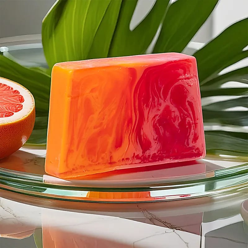 Natuurlijke handgemaakte zeep grapefruit
