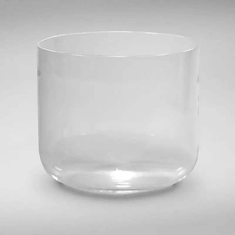 Cuenco sonoro de cristal transparente nota DO#