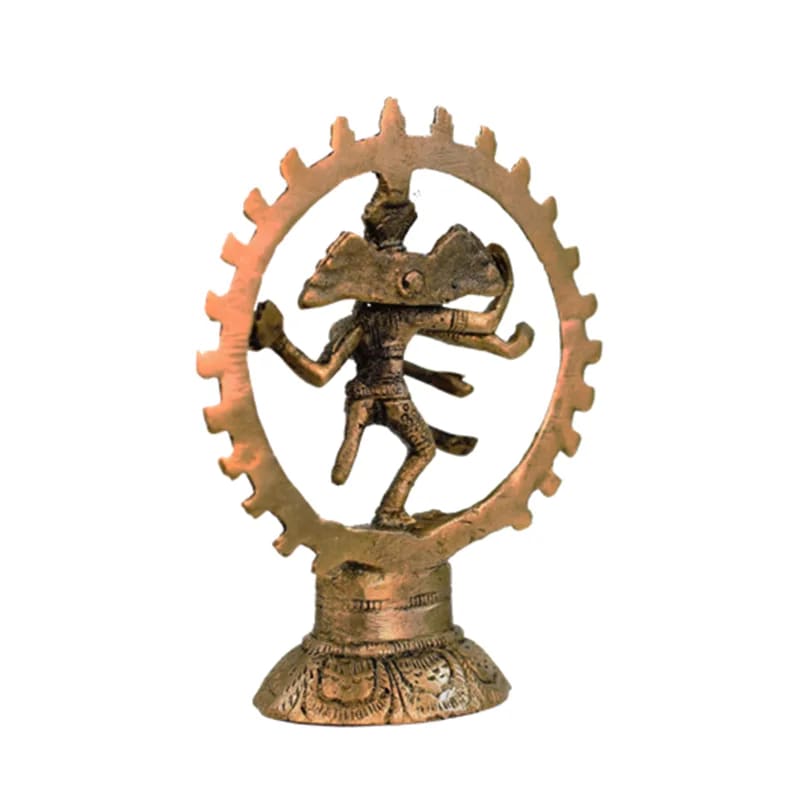 Shiva Nataraj Messing zweifarbig