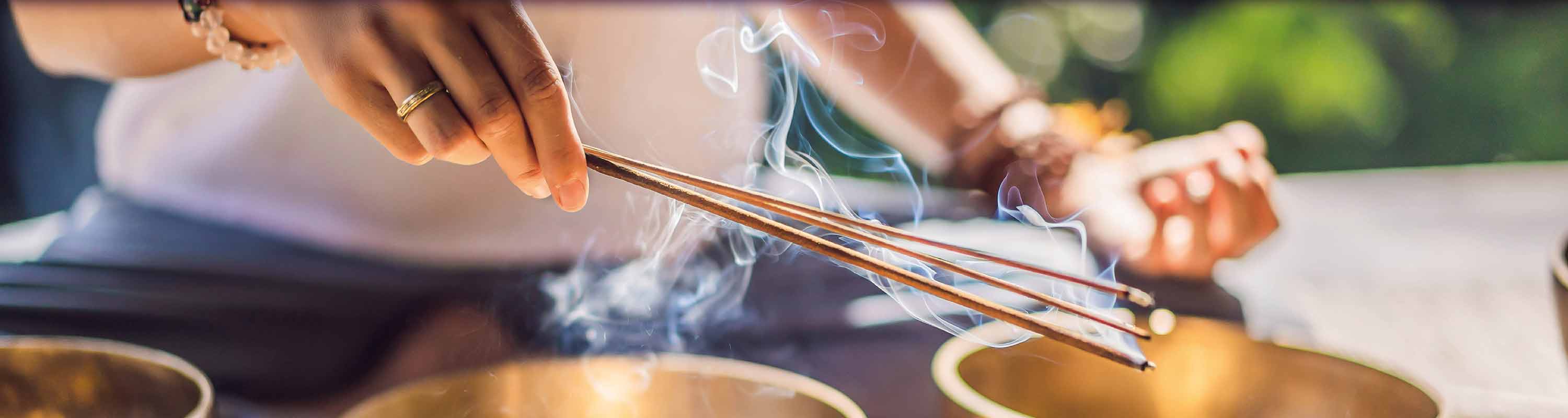 Incense to transform each room into a temple.