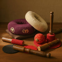 Accessoires voor metalen klankschalen - sound healing groothandel